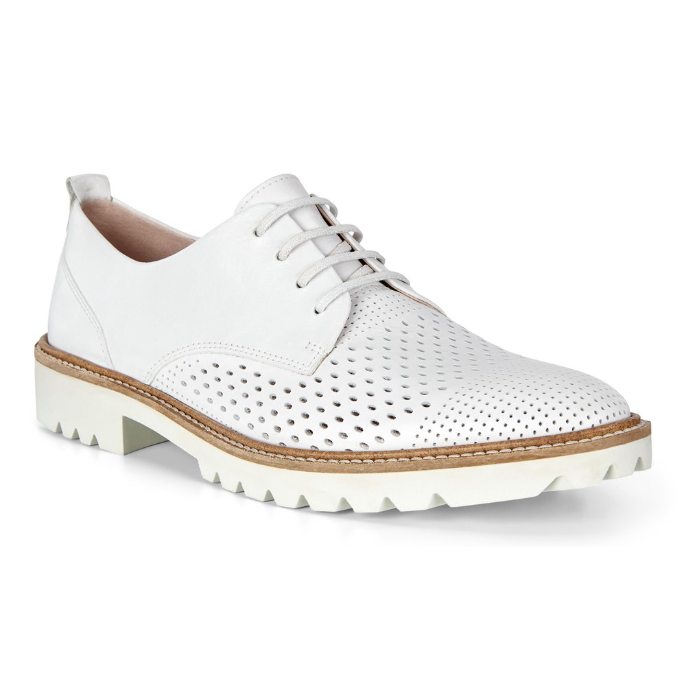 Zapatos De Vestir Mujer - ECCO Incise Tailoreds - Blancos - DXP301596